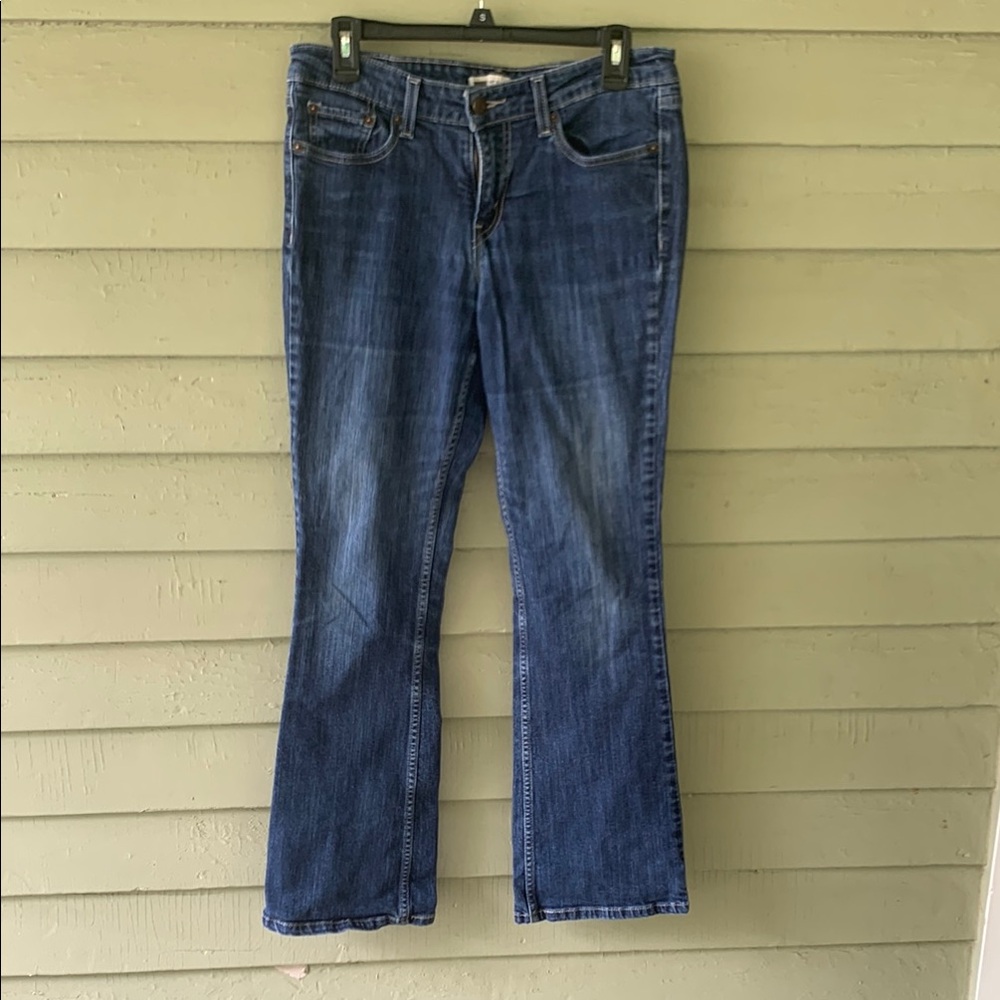 Levi's Blue Boot Cut Jeans with Classic Style
